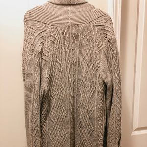 Cable knit cardigan